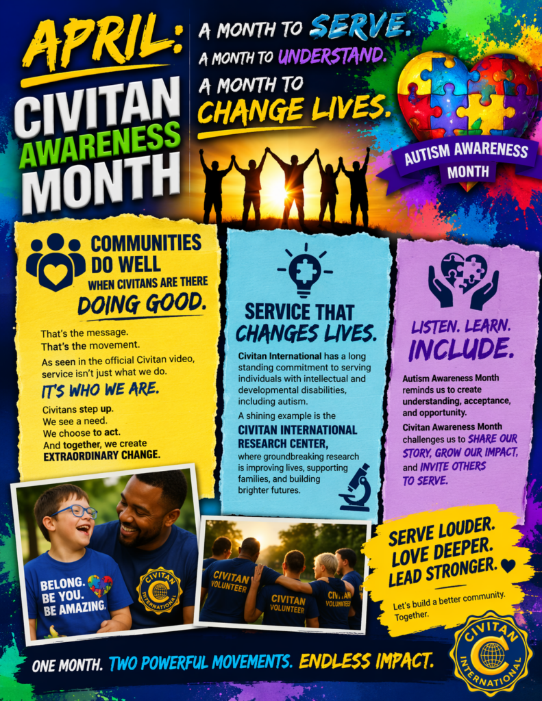 image for blog post: April is Civitan & Autism Awareness Month